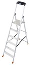 Hliníkový rebrík Krause Solido 5 stupňov + plošina