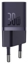 Baseus GaN5 30W Mini fialová nástenná nabíjačka