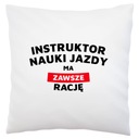 Inštruktor má vždy pravdu Vankúš