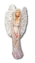 Sadrová dekorácia Anjel na darček figúrka 45cm