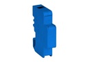 Modulárny jednokoľajový rozvodný blok, modrý Simet