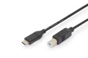 USB 2.0 vysokorýchlostný prepojovací kábel USB typu C/B,