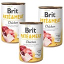 BRIT PATE MÄSO KURA S KURATOM PRE PSOV 6x800g