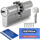 Vložka do dverového zámku GERDA EVO 30/45 so stojanom 75mm 7,5cm 5 kľúčov ATEST 5