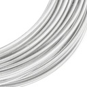 Oceľové PVC lano 3/6mm 1x19 CLEAR 20mb