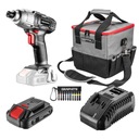 REZAČKA NA AKUMULÁTORY, AKUMULÁTOR 2,0AH, NABÍJAČKA, TAŠKA NA BIT 58G012-S15 GRAPHITE