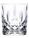 Krištáľové poháre na vodku RCR MELODIA, sada 6 ks, 80 ml