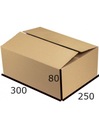BOX Kartónová krabica 300x250x80 mm - PACZKOMAT A 150 ks.