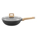 83127 Wok s povrchovou úpravou Qualum Basic Stone 28 cm