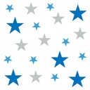 Samolepky na stenu STARS 263 ks.