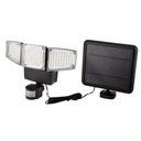 Solárne záhradné nástenné svietidlo 3x10W LED senzor