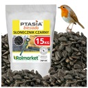Slnečnicové čierne jedlo zŕn pre vtáky 15 kg prvotné jedlo na zimu
