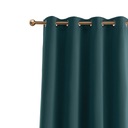 Hotový zatemňovací záves 140x250 s očkami Laurel, hustý benzín