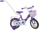 12-palcový bicykel TWINKLE GIRLY Butterflies VIOLET