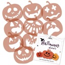 Šablóny na zdobenie halloweenskych koláčikov #1 - 9cm