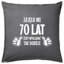 DARČEK K 70. NARODENINÁM vankúš 50x50