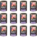 RAFI mokré krmivo pre psov s KRÁLIKOM, plechovka 12 x 400g