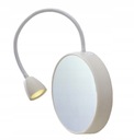 Osvetlené LED zrkadlo biele oválne Smukke