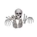 Umelé halloweenské kosti ľudskej kostry 12 ks