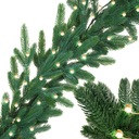 VIANOČNÝ STROMČEK, SILIKON AKO ŽIVÝ, hustý, 150 cm, LED reťaz