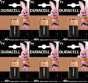 Duracell alkalické batérie 9V / 6LR61 - 1 ks x6