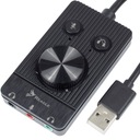 USB zvuková karta slúchadlá mikrofón 48K 16 BIT