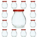 Dózy Mason 245 ml, sada 12 kusov + uzáver