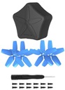 Modré vrtule + dji Avata Drone Case - sada počítačov CW + CCW 4.