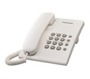 Káblový telefón Panasonic KX-TS500 v bielej farbe