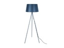 Elegantná kovová modrá stojaca lampa od Leitmotiv