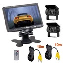 MONITOR 7 palcov 2 KAMERY 10 m NÁKLADNÉ ZARIADENIA CAMPER BUS