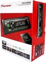 PIONEER MVH-S120UIG RÁDIO 1-DIN Apple Android zelené USB AUX MP3