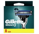 Gillette Mach3, Vymeniteľné čepele, 8 kusov