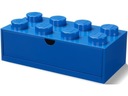 LEGO kontajner so zásuvkou Brick 8 Blue