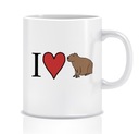 Capybara darčekový hrnček Capybara (Milujem Capy)