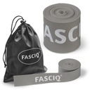 FLOSS BAND páska, KOMPRESNÁ guma FASCIQ 208 x 2,5 x 0,1 cm ŠEDÁ úzka