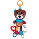 BALIBAZOO Teether Teether Teddy Bear prívesok na kočík