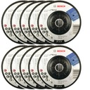 BOSCH SADA 10 KORUNDOVÝCH KOTÚČOV na brúsenie. oceľ 125/6,0mm