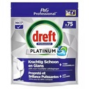 Dreft Professional Platinum všetko v jednom kapsulách v umývačke 75 ks