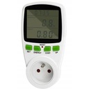 Wattmeter Počítadlo spotreby energie Merač prúdu Digitálny LCD ALARM 16A 3680W