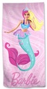 Barbie osuška princezná morská panna pre deti, 70x140, savé mikrovlákno