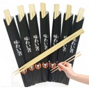 BAMBUSOVÉ TYČKY NA SUSHI (100 PÁROV) ČERVENÝ PLAST