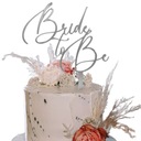 Strieborná torta pre strieborné zrkadlo Hen Party Bride to Be