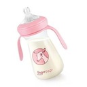Fľaša na dojčenie 250 ml, ružová
