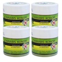 Konopná masť na psoriázu, ekzém, atopickú dermatitídu, 4x150 ml
