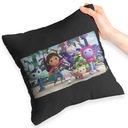 ČIERNY VANKÚŠ PRE FANOUŠKU AKO DARČEK MAČACÍ DOM GABI KITTY DJ