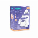 LANSINOH Set fľaše NATURAL WAVE s cumlíkmi 160 + 240 ml + 3 cumlíky