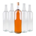 10x FĽAŠE NA LIKÉRY VODKA BIMBERS COGNAC DOMÁCE VÍNO 1l 1000 ml + uzáver