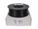 PET-G Black filament Black 1kg 1,75mm Plast-Spaw