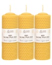3x Sviečka z včelieho vosku 13/5 cm 100% vosk